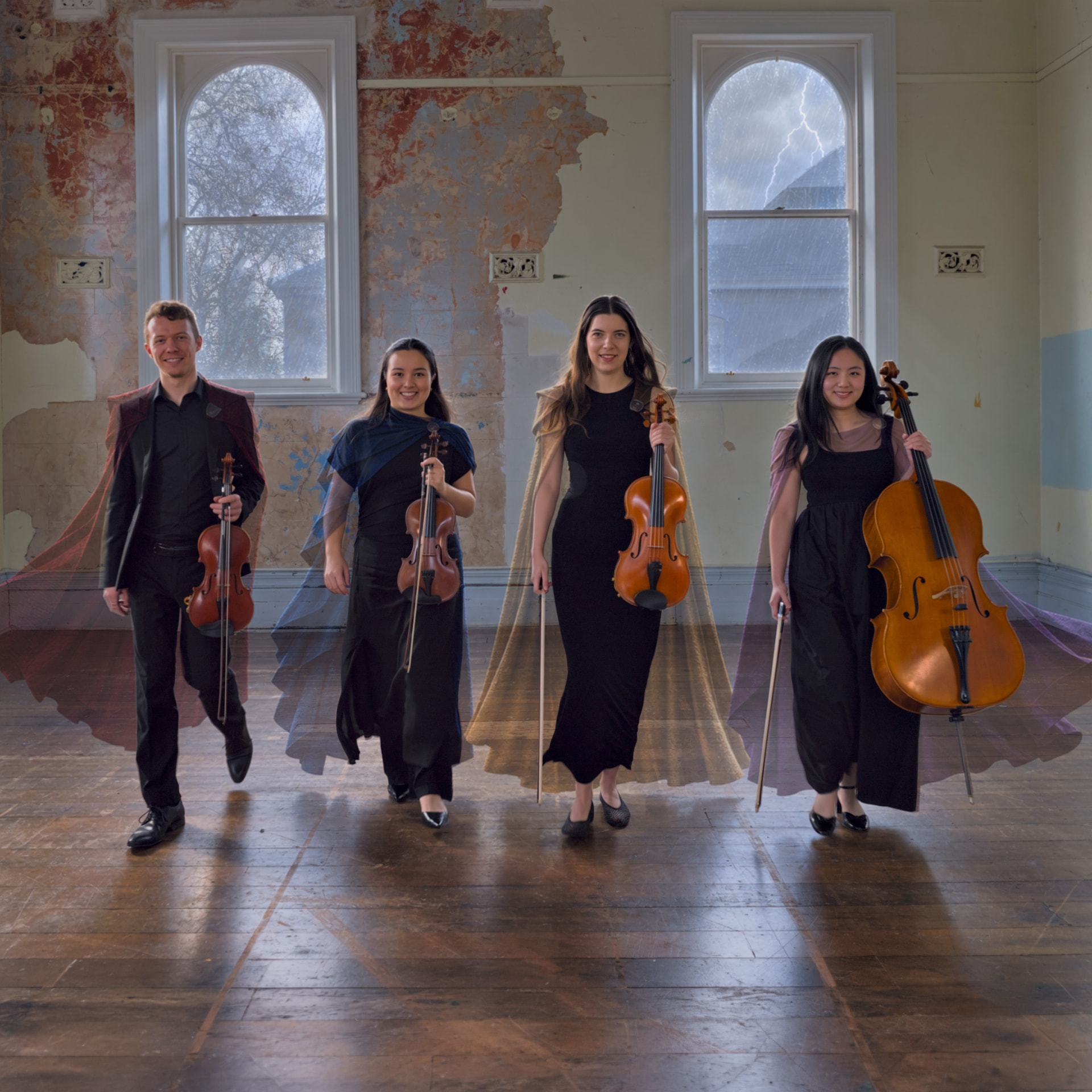 Geelong String Quartet promotional photograph